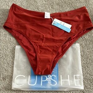 CUPSHE Women's Burnt Orange Bikini Bottom